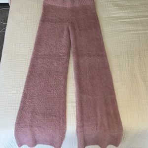 Cozy soft pink pants